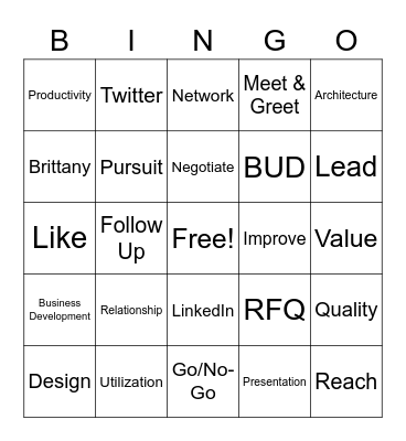 BD BINGO Card
