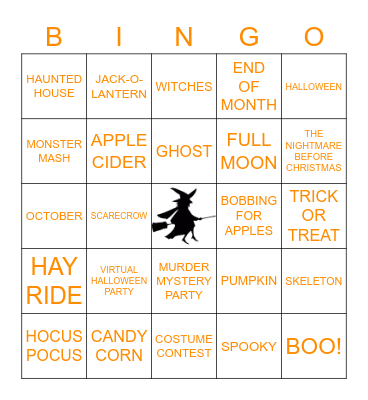 HALLOWEEN BINGO Card