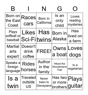 EMT Bingo Card