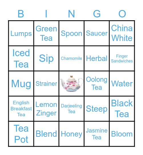 QUARANTEA PARTY Bingo Card