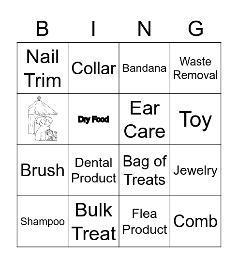 ANIMAL HUT Bingo Card