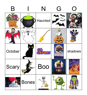 SAP Halloween Bingo Card