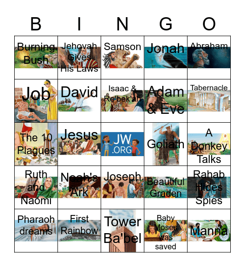 Family Worship Bingo Card