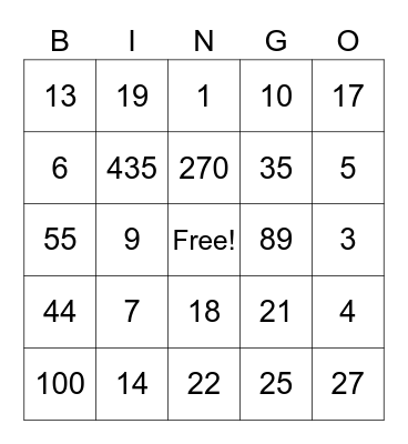 AMERICAN GOVERNMENT Bingo Card