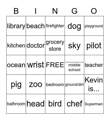 WH-Q BINGO! Bingo Card
