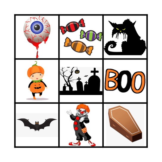 HAPPY HALLOWEEN ! Bingo Card