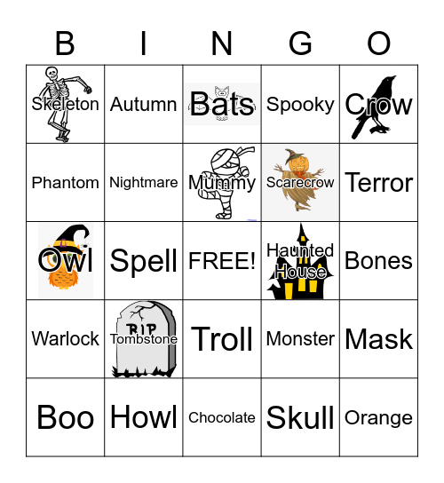 HALLOWEEN BINGO Card