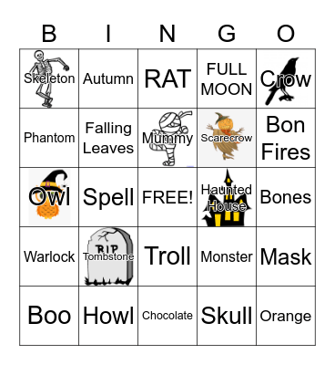 HALLOWEEN BINGO Card