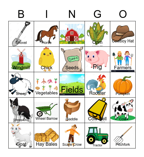 FARM Bingo Card