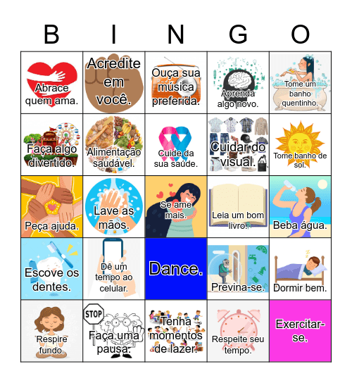 BINGO DA SAÚDE Bingo Card