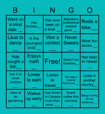 SB Employee Appreciation Bingo Card