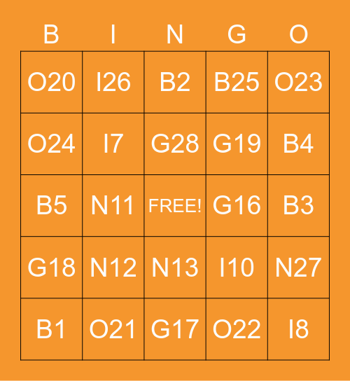 Bismarck Bingo Test w ASP Bingo Card