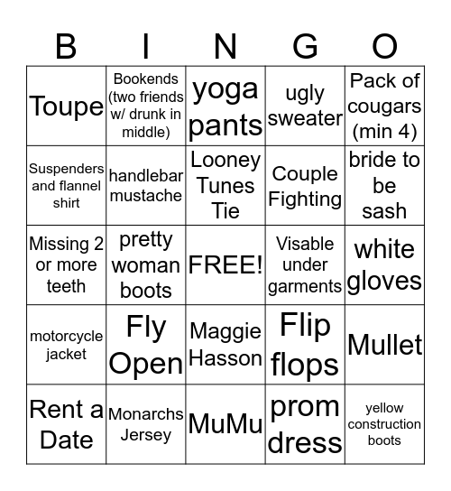 Distillers Showcase Bingo Card