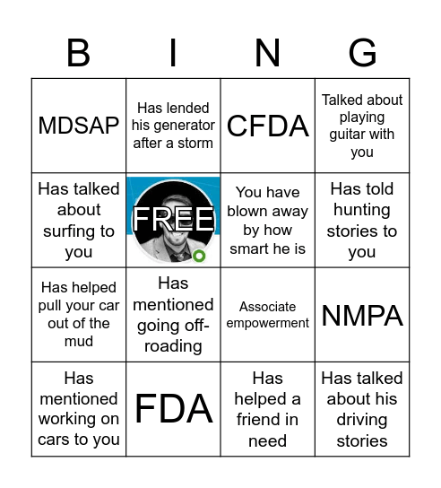 Dan's BINGO Card