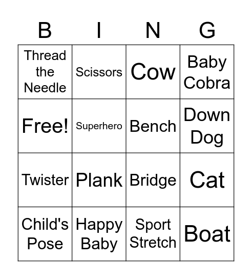 PT BINGO Card