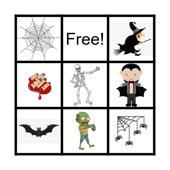 HAPPY HALLOWEEN ! Bingo Card
