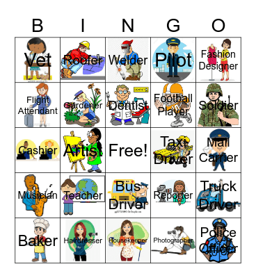 Job Bingo Card
