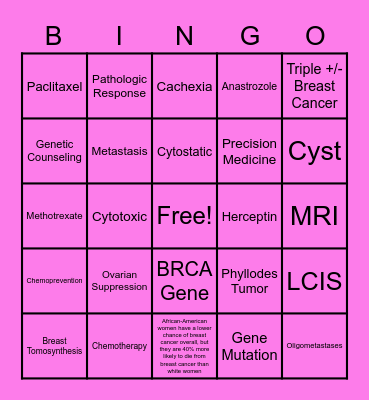 BOCA Bingo Card