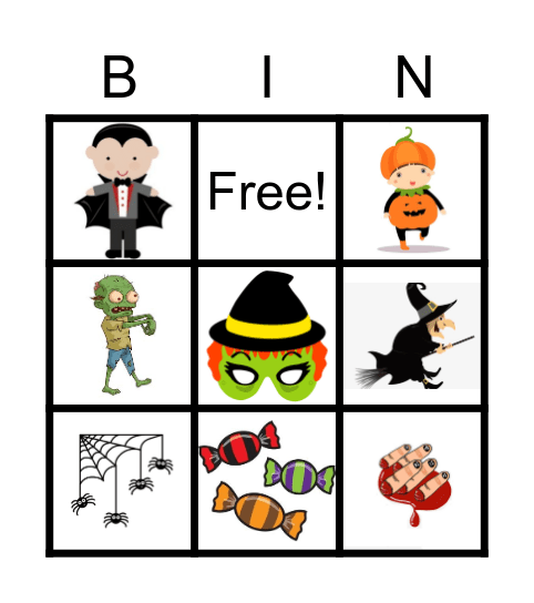 HAPPY HALLOWEEN ! Bingo Card