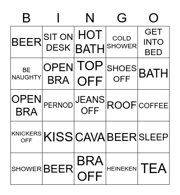 DO YOU WANT TO PLAY Bingo Card