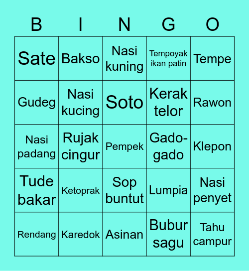 ENA88SEOJOON Bingo Card