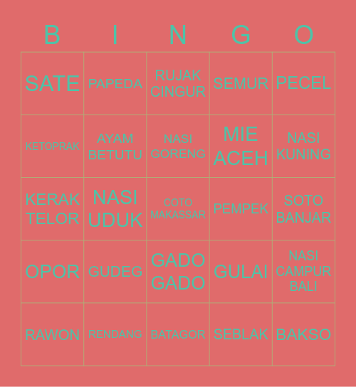 ENA96DOYOUNG Bingo Card
