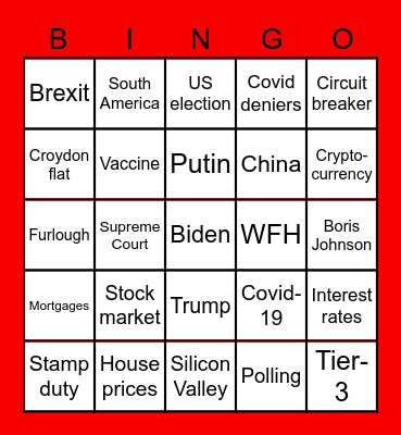 Blong Bingo Card