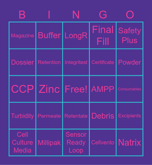 2020 Covid-19 Trade Show Bingo Card