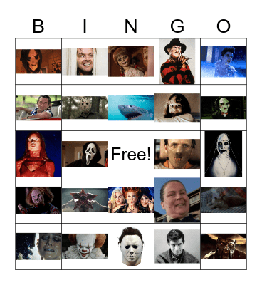 Halloween 2020 Bingo Card