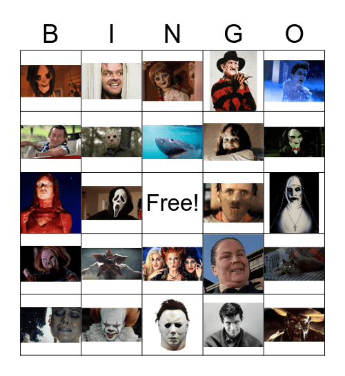Halloween 2020 Bingo Card