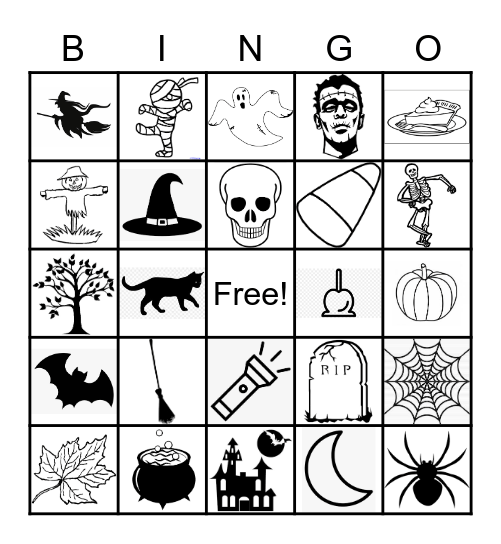 HALLOWEEN Bingo Card