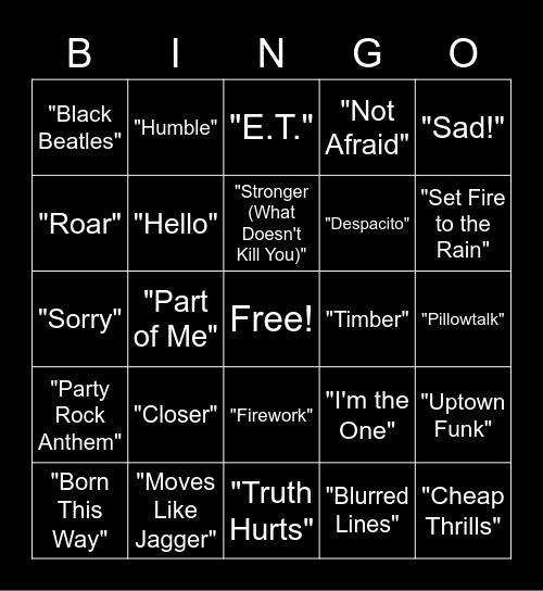 Yonko Blackmarket Bingo Card