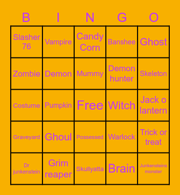 Horizon Lunar Colony Bingo Card