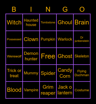 Horizon Lunar Colony Bingo Card