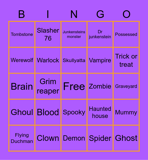 Horizon Lunar Colony Bingo Card