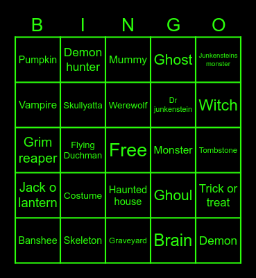 Horizon Lunar Colony Bingo Card