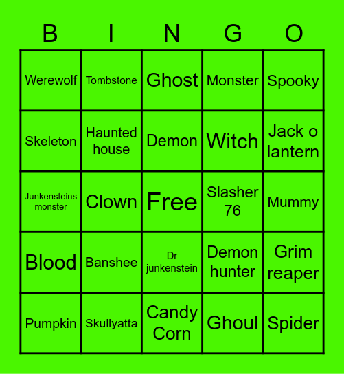 Horizon Lunar Colony Bingo Card