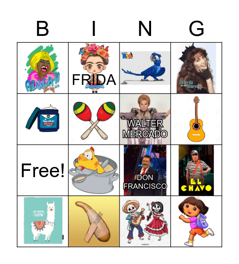 HISPANIC HERITAGE BINGO-TB Bingo Card