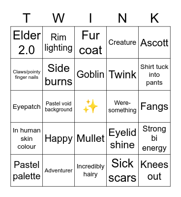 Maya’s art bingo Card