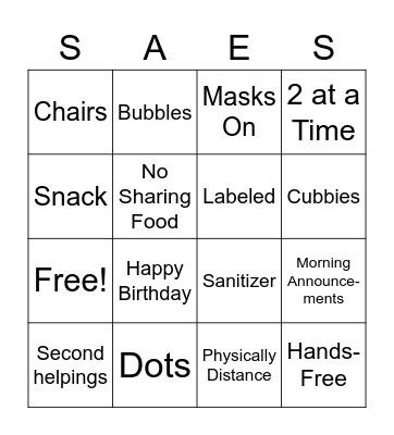 Hybrid Learning Bingo! Bingo Card