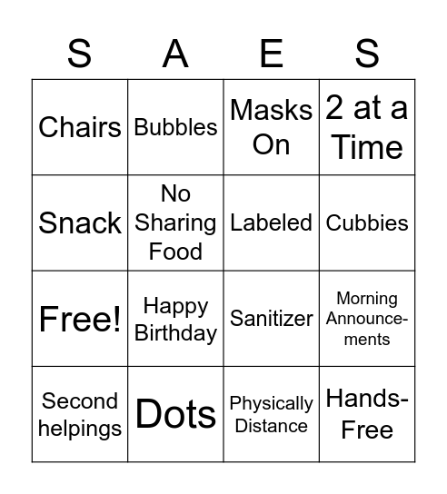 Hybrid Learning Bingo! Bingo Card