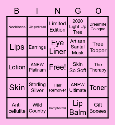 American Cancer Society Bingo Card