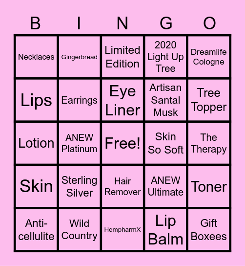 American Cancer Society Bingo Card