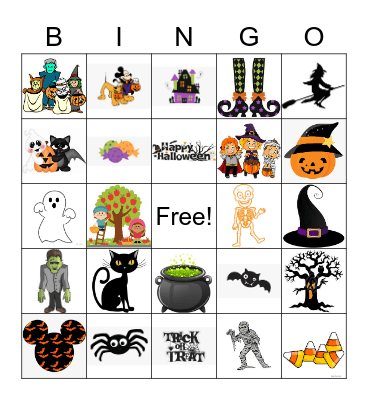 HALLOWEEN BINGO! Bingo Card