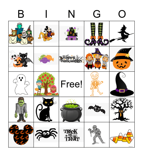 HALLOWEEN BINGO! Bingo Card