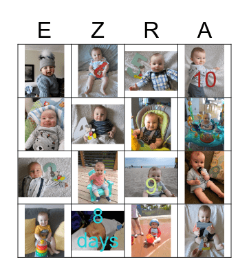 Birthday Bingo Card