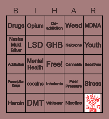 Nasha Mukt Bihar Bingo Card