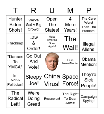 Prescott, Arizona Rally Bingo Card