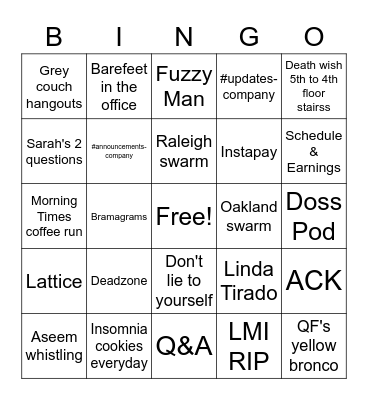 Even Bingo - Even Theme Bingo Card