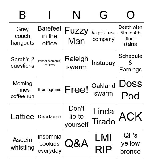 Even Bingo - Even Theme Bingo Card